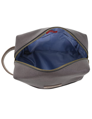 Toiletry Bag Charcoal / Coated canvas (PU finish) PC 4155 CHARC Pierre Cardin Coated Canvas Travel Toiletry Bag in Charcoal