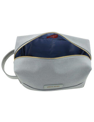 Toiletry Bag Grey / Coated canvas (PU finish) PC 4155 GREY Pierre Cardin Coated Canvas Travel Toiletry Bag in Grey
