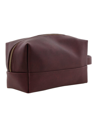 Toiletry Bag Wine / Coated canvas (PU finish) PC 4155 WINE Pierre Cardin Coated Canvas Travel Toiletry Bag in Wine