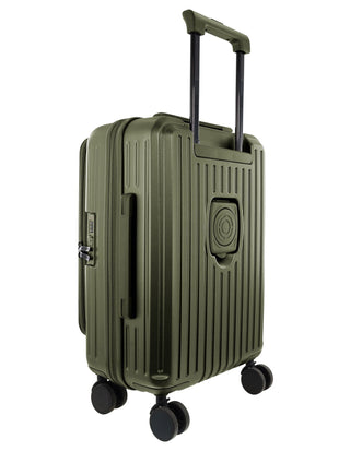 Hard Shell Luggage Khaki / Carry-On (Small) / Polypropylene PC 4169C KHAKI Pierre Cardin Escapade 55cm CABIN Hard Shell Case in Khaki