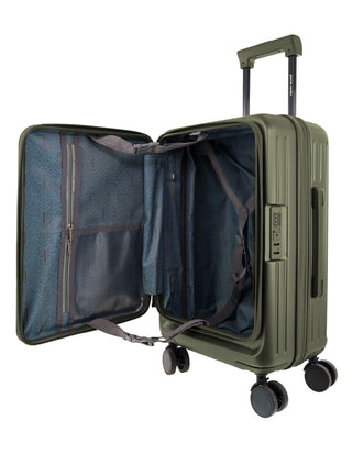 Hard Shell Luggage Khaki / Carry-On (Small) / Polypropylene PC 4169C KHAKI Pierre Cardin Escapade 55cm CABIN Hard Shell Case in Khaki