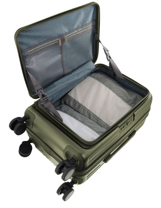 Hard Shell Luggage Khaki / Carry-On (Small) / Polypropylene PC 4169C KHAKI Pierre Cardin Escapade 55cm CABIN Hard Shell Case in Khaki