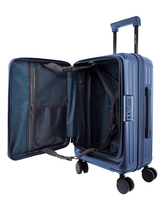 Hard Shell Luggage Steel / Carry-On (Small) / Polypropylene PC 4169C STEEL Pierre Cardin Escapade 55cm CABIN Hard Shell Case in Steel