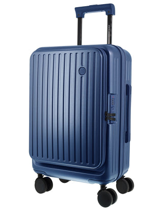 Hard Shell Luggage Steel / Carry-On (Small) / Polypropylene PC 4169C STEEL Pierre Cardin Escapade 55cm CABIN Hard Shell Case in Steel