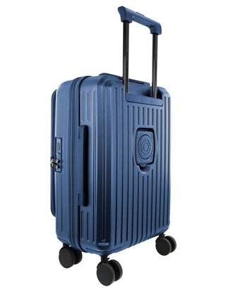 Hard Shell Luggage Steel / Carry-On (Small) / Polypropylene PC 4169C STEEL Pierre Cardin Escapade 55cm CABIN Hard Shell Case in Steel