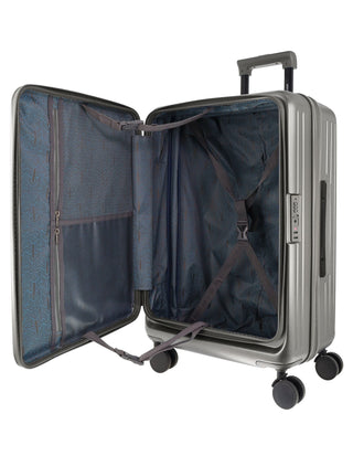 Hard Shell Luggage Pewter / Check-In (Medium) / Polypropylene PC 4169M PUTR Pierre Cardin Escapade 67cm MEDIUM Hard Shell Case in Pewter
