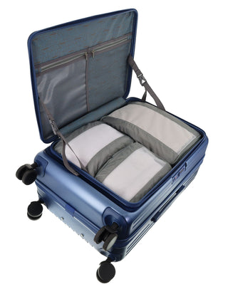 Hard Shell Luggage Steel / Check-In (Medium) / Polypropylene PC 4169M STEEL Pierre Cardin Escapade 67cm MEDIUM Hard Shell Case in Steel