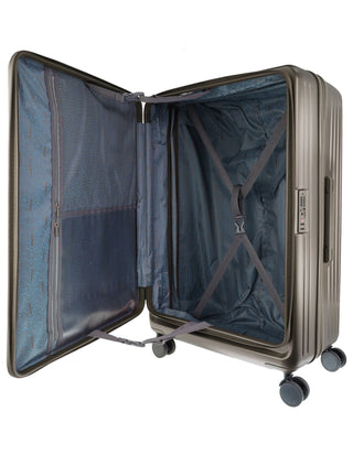 Hard Shell Luggage Pewter / Check-In (Large) / Polypropylene PC 4169L PUTR Pierre Cardin Escapade 81cm LARGE Hard Shell Case in Pewter