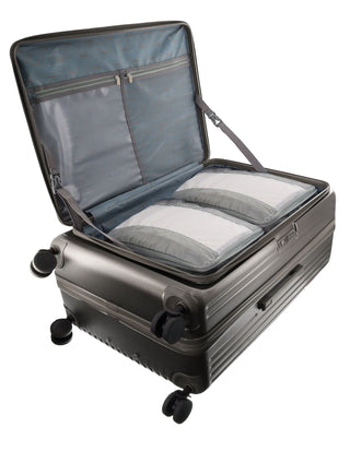 Hard Shell Luggage Pewter / Check-In (Large) / Polypropylene PC 4169L PUTR Pierre Cardin Escapade 81cm LARGE Hard Shell Case in Pewter