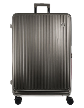 Hard Shell Luggage Pewter / Check-In (Large) / Polypropylene PC 4169L PUTR Pierre Cardin Escapade 81cm LARGE Hard Shell Case in Pewter