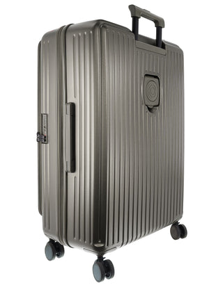 Hard Shell Luggage Pewter / Check-In (Large) / Polypropylene PC 4169L PUTR Pierre Cardin Escapade 81cm LARGE Hard Shell Case in Pewter