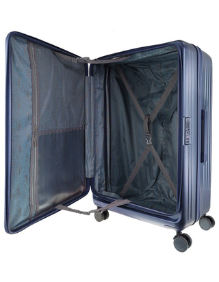 Hard Shell Luggage Steel / Check-In (Large) / Polypropylene PC 4169L STEEL Pierre Cardin Escapade 81cm LARGE Hard Shell Case in Steel