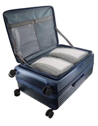 Hard Shell Luggage Steel / Check-In (Large) / Polypropylene PC 4169L STEEL Pierre Cardin Escapade 81cm LARGE Hard Shell Case in Steel
