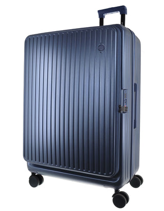 Hard Shell Luggage Steel / Check-In (Large) / Polypropylene PC 4169L STEEL Pierre Cardin Escapade 81cm LARGE Hard Shell Case in Steel