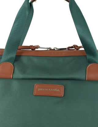 Overnight Bag Olive / Nylon/Vegan Leather PC 4108 OLIVE Pierre Cardin Euro Overnighter Carry On in Olive