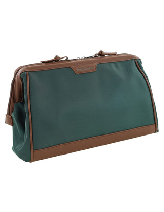 Toiletry Bag Olive / Nylon/Vegan Leather PC 4128 OLIVE Pierre Cardin Euro Toiletry Bag in Olive