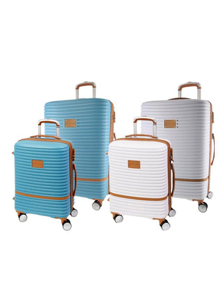 Hard Shell Luggage PC 3937 FAMILY 1 Pierre Cardin Family Pack of luggage - 2 x 2-piece sets of Medium & Cabin suitcases in Charcoal & Blue