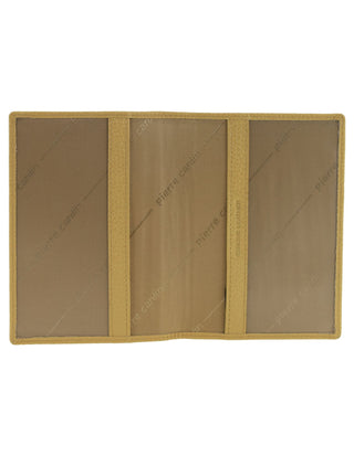 Wallets Gold / Leather PC 3909 GOLD Pierre Cardin Geniune Leather Passport Wallet Cover in Gold