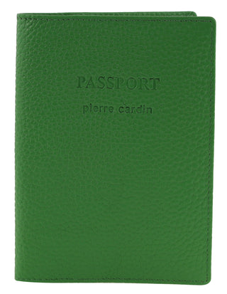 Passport Wallet Jade / Leather PC 3909 JADE Pierre Cardin Geniune Leather Passport Wallet Cover in Jade