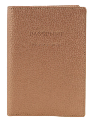 Passport Wallet Rose gold / Leather PC 3909 ROSE GOLD Pierre Cardin Geniune Leather Passport Wallet Cover in Rose Gold