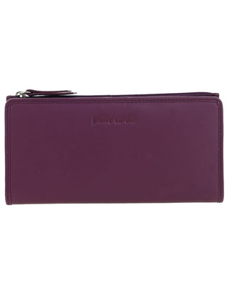Bi-Fold Wallet Berry / Leather PC 9130 BERR Pierre Cardin Genuine Ladies Leather Bi-Fold Wallet in Berry