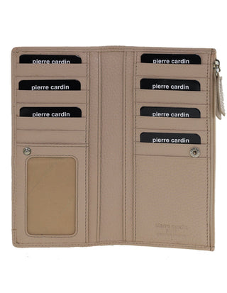Leather Wallet Blush / Leather PC 9130 BLSH Pierre Cardin Genuine Ladies Leather Bi-Fold Wallet in Blush