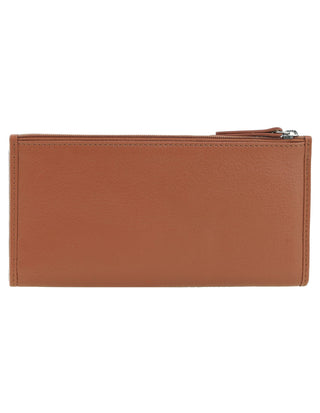Ladies Wallet Cognac / Leather PC 9130 COGN Pierre Cardin Genuine Ladies Leather Bi-Fold Wallet in Cognac
