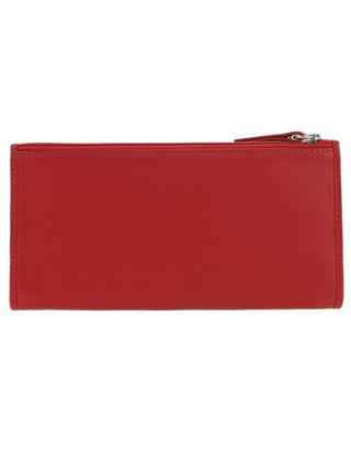Leather Wallet Red / Leather PC 9130 RED Pierre Cardin Genuine Ladies Leather Bi-Fold Wallet in Red
