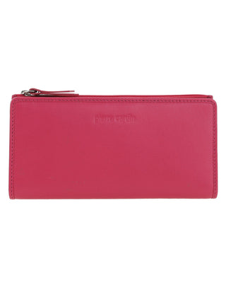 Leather Wallet Rose / Leather PC 9130 ROSE Pierre Cardin Genuine Ladies Leather Bi-Fold Wallet in Rose