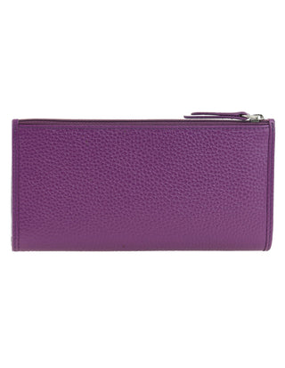 Bi-Fold Wallet Violet / Leather PC 9130 VIOLET Pierre Cardin Genuine Ladies Leather Bi-Fold Wallet in Violet