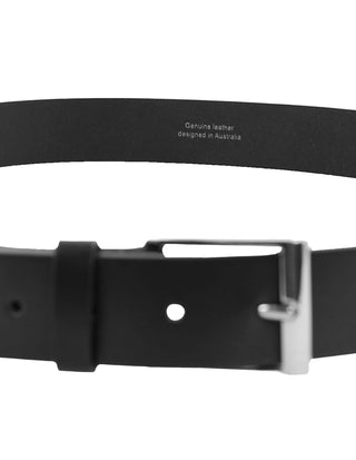 Belts Black / Leather BL-01L BLK Pierre Cardin Genuine Leather Belt LARGE 130cm in Black