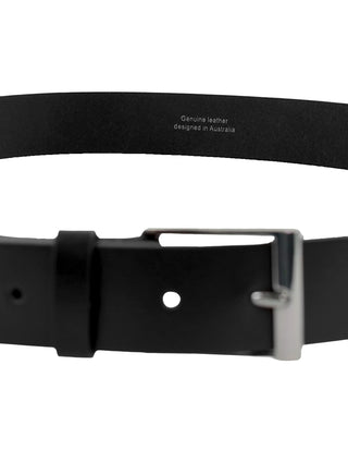 Belts Black / Leather BL-02M BLK Pierre Cardin Genuine Leather Belt MEDIUM 110cm in Black