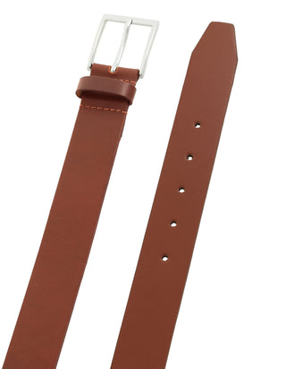Belts Cognac / Leather BL-02M TAN/COGNAC Pierre Cardin Genuine Leather Belt MEDIUM 110cm in Cognac