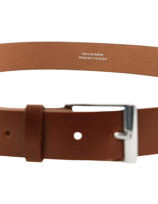 Belts Cognac / Leather BL-02M TAN/COGNAC Pierre Cardin Genuine Leather Belt MEDIUM 110cm in Cognac