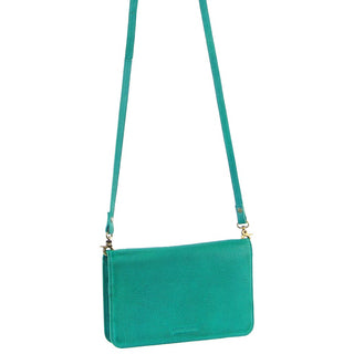 Crossbody bag Turquoise / Leather PC 1184 TURQ Pierre Cardin Genuine Leather Clutch/Wallet Bag in Turquoise