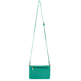 Crossbody bag Turquoise / Leather PC 1184 TURQ Pierre Cardin Genuine Leather Clutch/Wallet Bag in Turquoise