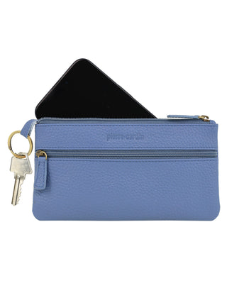 Coin Purse Blue / Leather PC 1488 BLUE Pierre Cardin Genuine Leather Coin Purse in Blue