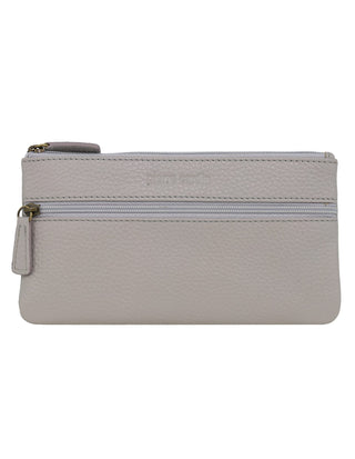 Coin Purse Grey / Leather PC 1488 GREY Pierre Cardin Genuine Leather Coin Purse in Grey