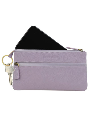 Coin Purse Lilac / Leather PC 1488 LILAC Pierre Cardin Genuine Leather Coin Purse in Lilac