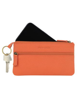 Coin Purse Orange / Leather PC 1488 ORA Pierre Cardin Genuine Leather Coin Purse in Orange