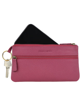 Coin Purse Purple / Leather PC 1488 PRPL Pierre Cardin Genuine Leather Coin Purse in Purple