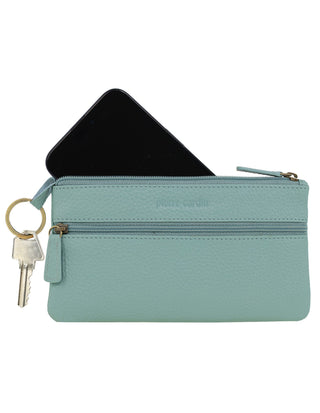 Coin Purse Sage / Leather PC 1488 SAGE Pierre Cardin Genuine Leather Coin Purse in Sage