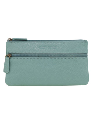 Coin Purse Sage / Leather PC 1488 SAGE Pierre Cardin Genuine Leather Coin Purse in Sage