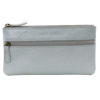 Coin Purse Silver / Leather PC 1488 SILV Pierre Cardin Genuine Leather Coin Purse in Silver