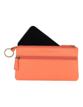 Coin Purse Terra / Leather PC 1488 TERRA Pierre Cardin Genuine Leather Coin Purse in Terra