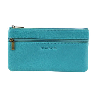 Coin Purse Turquoise / Leather PC 1488 TURQ Pierre Cardin Genuine Leather Coin Purse in Turquoise