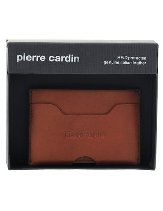 Men's Wallet Brandy / Leather PC 4151 BRANDY Pierre Cardin Genuine Leather Credit Card Wallet in Brandy