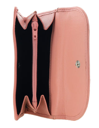 Tri-Fold Wallet Pink / Leather PC 11241 PINK Pierre Cardin Genuine Leather Ladies Tri-Fold Wallet in Pink