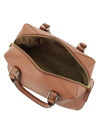 Mini Tote/Crossbody Bag Chocolate / Leather PC 4141 CHOCO Pierre Cardin Genuine Leather Mini Tote Crossbody Bag in Chocolate
