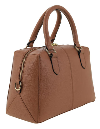 Mini Tote/Crossbody Bag Chocolate / Leather PC 4141 CHOCO Pierre Cardin Genuine Leather Mini Tote Crossbody Bag in Chocolate